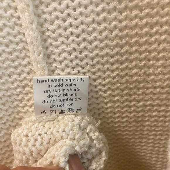 NWOT | Zulu & Zephyr | Awoken Knit Romper| Wrap Playsuit | Cream | S - Picture 12 of 13